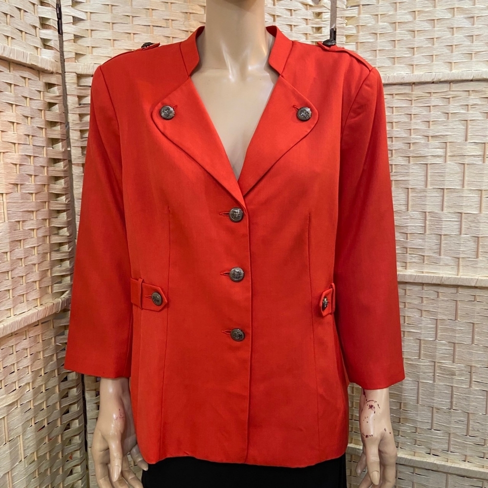 Isabella Suits, Red Blazer - Size 14